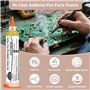 WAN2TLK No Clean Pâte à souder 60 ml – Flux de soudure de précision pour soudure électronique – Complet avec piston et pointe de