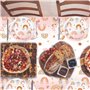 41 Pièces Kit De Vaisselle Anniversaire Fille Arc En Ciel Vaisselle De Fêt Jetable Fille Vaisselle Comprend 10 Assiettes Plates