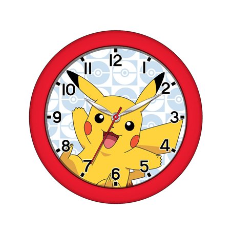 Pokemon Pikachu Horloge murale à piles 24