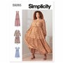 SIMPLICITY SS9265A Robe grande taille A (XXS-XS-S-M-L-XL-XXL)