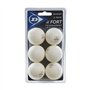 Dunlop Fort Tournament Lot de 6 balles de Tennis de Table Blanches Professionnelles certifiées ITTF 3 étoiles TT