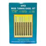 8PCS Outils de Tournage Coffret,Professionnelle Jeu de Ciseaux, jeu de burins de tour à bois antirouille pour les professionnels