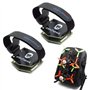 Lot de 2 supports de verrouillage de drone FPV pour sac à dos - Accessoires à brancher - Boucle de suspension avec sangles de ba