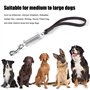 Laisse Courte pour Chien, Corde de Traction en Cuir Rétractable pour Chien avec Ressort en Acier Inoxydable pour Petits, Moyens