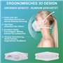TubeRoo Lot de 4 masques FFP3 avec valve grande tête, forme de poisson - Expédition depuis l'Allemagne - Bandeau/boucles d'oreil