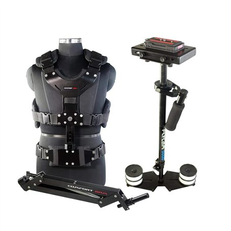 FLYCAM 5000 Stabilisateur de Caméra Portable avec Gilet de Bras | Système de Stabilisation pour Caméras Vidéo DSLR jusqu'à 5 kg