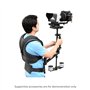 FLYCAM 5000 Stabilisateur de Caméra Portable avec Gilet de Bras | Système de Stabilisation pour Caméras Vidéo DSLR jusqu'à 5 kg 