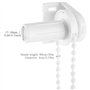 2 Ensembles 17 mm Enrouleur Perle Ajustable Store Enrouleur Embrayage Chaîne de Store Enrouleur Attache Store sans Percage pour