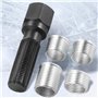 CLKE Kit de Réparation de Filetage de Bougie d'allumage m14x1.25, Réparation Filetage m14 avec 4 Accessoires Taraud,Réparation F