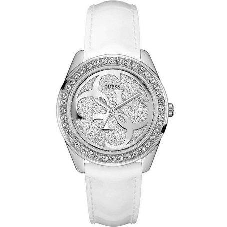 Guess Femme Analogique Quartz Montre avec Bracelet en Cuir W0627L4