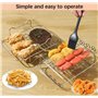 AGSYFFD 2 Pièces Accessoires Air Fryer en Acier Inoxydable 304 Double Couche, Compatible avec friteuse Ninja AF300EU, AF400EU, A