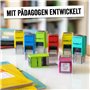 Trodat edy FIX Tampon de motivation pour enseignants et éducateurs, kit de tampons à motiver – 1 motif Lama très beau, allemand,