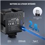 NEEWER LED Lampe Vidéo,Portable Bicolore 3200K~5600K Dimmable Caméra Lumière Douce avec 3 Chaussure Froide,CRI 97+,8 Modes Scène