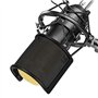 Filtre Anti Pop Micro, Tuloka Filtre Antipop pour bird UM1 Microphone Écran anti-vent avec Couche de Mousse pour Studio d'Enregi