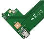 Gintai DC Jack Carte Mère Bouton d'alimentation avec câble Ruban de Rechange pour ASUS X75 X75A X75SV X75VB X75VC X75VD, F75 F75