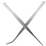 ULTNICE Lot de 2 pinces pour cuisine professionnelles, multi-usages et multifonctions avec pointe courbée et droite