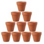 OUNONA Lot de 10 Pots en Terre Cuite de 4