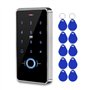 FST IP68 étanche RFID Clavier Contrôle d'accès d'empreintes Digitales Biométrique WG26 / 34 Clavier Tactile + 10pcs 13.56MHz Key