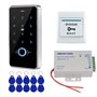 FST Système de Contrôle d'accès étanche IP68 Extérieur Clavier RFID d'empreintes Digitales Biométriques + Alimentation + 10pcs P