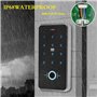 FST Système de Contrôle d'accès étanche IP68 Extérieur Clavier RFID d'empreintes Digitales Biométriques + Alimentation + 10pcs P