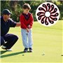 12 Pièces Capuchon de Golf Protection Club Golf Couvre Fer Golf Long Cou Impression de Numéro Couvre Fer Golf avec Fermeture à G