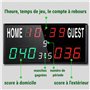 PELLOR Tableau d'affichage Scoreboard LED Télécommande Compteur De Point Electronique pour Basketball Baseball Sport Intérieur E