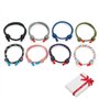 8 pièces bracelets tressés cool kit pour homme femme, cordon de corde marine coloré bracelet de surf nautique pour hommes garçon