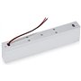 HERNAS Serrure magnétique électrique 180 kg, type NC à sécurité intégrée DC12V, serrure électromagnétique pour porte en verre/bo