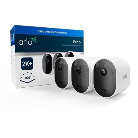 Pack 3 Cameras - ARLO - Pro 5 - Extérieur - Batterie - Vision nocturne