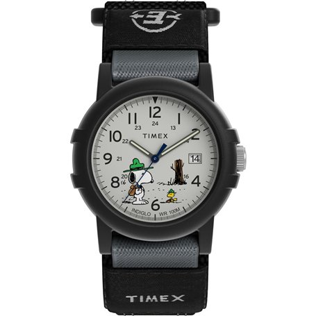 Timex Montre Analogique pour Hommes Peanuts Camper