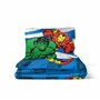 Jay Franco Marvel Comics Avengers 100% Coton Ensemble Housse de Couette Lit Simple – Comprend Une Taie d’Oreiller 50 x 70 cm