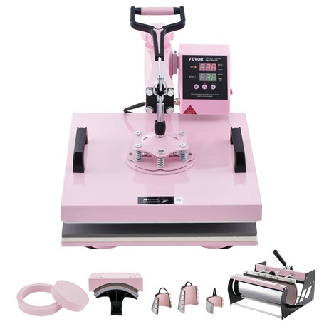 VEVOR Presse à Chaud 8-en-1 Plaque 38x38 cm