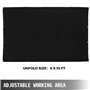 VEVOR Couverture de soudage en Fibre de Verre de 1,8 x 3 m - Couverture Ignifuge pour Une Suspension Facile et Une Protection Co