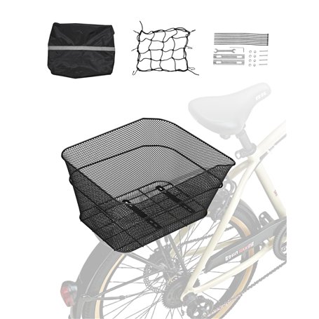 VEVOR Panier Arrière de Vélo Treillis Métallique