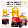 VEVOR Voiture à pousser pour tout-petits 1-3 ans porteur auto pour enfants avec volant musical et klaxon, jouet à monter assis p