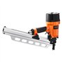 VEVOR Cloueur de charpente, 50-90 mm, pistolet à clous pneumatique, tête ronde complète 21°, avec modes déclenchement doubles et