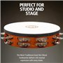 Meinl Tambourin africain Avec peau Acier Marron