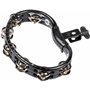 Meinl TMT2BK Tambourin fixe Cymbales acier Noir