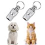 kissral 5pcs Pendentif Chat Dog Name Tag Pendentif Chien éTiquette D'Identification pour Les Animaux Anti-Perte avec éTiquette D