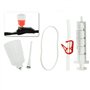 BODYART Kit de Purge pour Frein pour Disque Hydraulique Outil de Réparation de Vélo Professionnel pour Shimano Vélo de Montagne