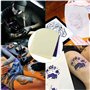 Cridoz Lot de 20 feuilles de papier de transfert pour tatouage Format A4
