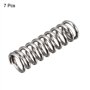 25mm Libre Longueur Ressort Acier Extension Ressort Argent 7Pcs