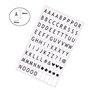 Emsmil Lettres Nombres Symboles et Emojis Signe 85 Noir 85 Coloré Lettres nombres 85 Emoji Signe pour A4 Lightbox Boîte Lumineus