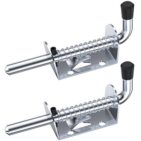 Lot de 2 Loquets à Ressort Robustes de 128mm