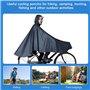 ADERTOS Imperméable à l'eau Cyclisme Capes, Poncho Pluie Vélo Poncho de Vélo Imperméable avec Capuche Vélo Électrique Imperméabl