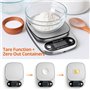 Proster Balance de Cuisine Numérique Rechargeable 3g-10kg Balance Alimentaire Haute Précision 1g Balances Multifonctionnelles Pe