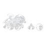 sourcingmap 20pcs Ventouses Anti-collision Transparente en Caoutchouc pour Verre Bureau Maison Coussinet Suspension à Ventouse 1