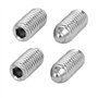 sourcing map M10x20mm 304 Vis à pression à tête ronde à six pans creux acier inox ressort 4pcs