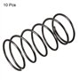 40mm Libre Longueur Ressort Acier Extension Ressort Noir 10Pcs