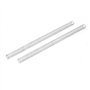 sourcing map Ressort de Compression 1mmx16mmx305mm 304 Acier Inoxydable Argenté 2pcs